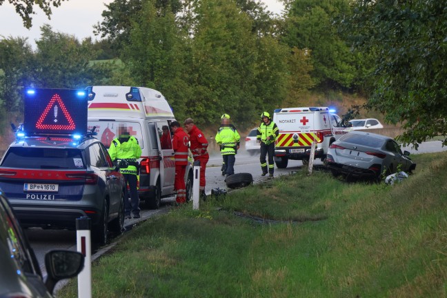 Schwerer Verkehrsunfall auf Innkreisautobahn bei Haag am Hausruck