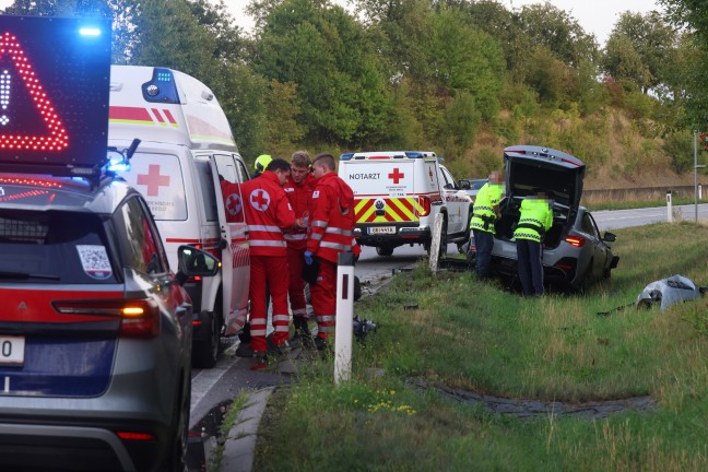 Schwerer Verkehrsunfall auf Innkreisautobahn bei Haag am Hausruck