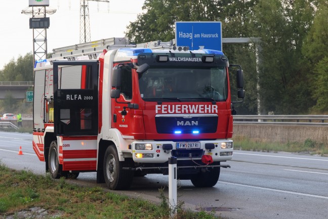 Schwerer Verkehrsunfall auf Innkreisautobahn bei Haag am Hausruck