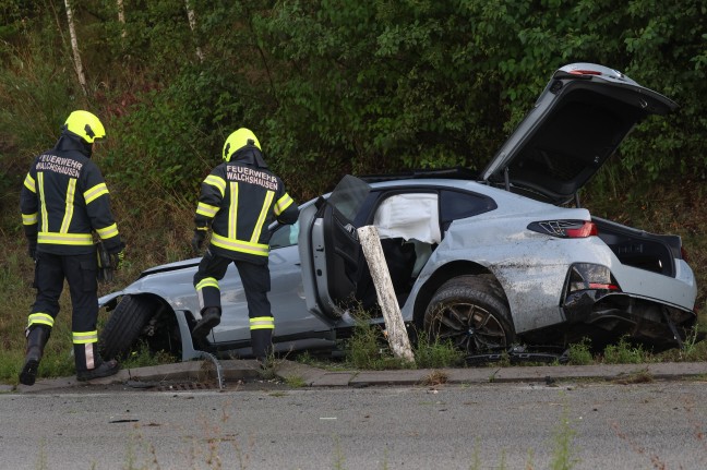 Schwerer Verkehrsunfall auf Innkreisautobahn bei Haag am Hausruck