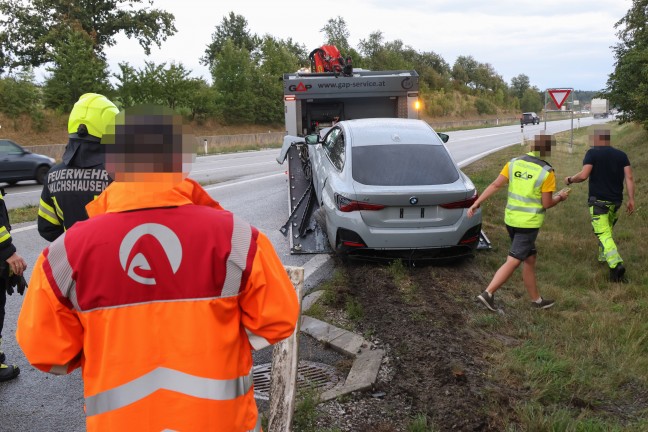 Schwerer Verkehrsunfall auf Innkreisautobahn bei Haag am Hausruck