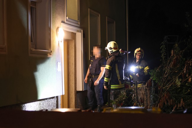 Auff�lliger Geruch in Wels-Vogelweide f�hrte zu sp�tabendlichem Einsatz von Feuerwehr und Polizei