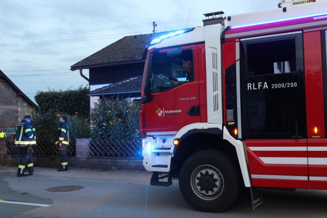 Angebranntes Kochgut: Einsatzkr�fte zu K�chenbrand in einem Wohnhaus in Gunskirchen alarmiert