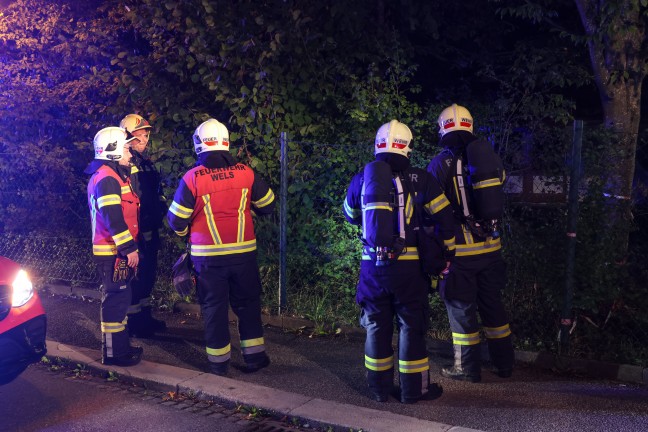 Feuerwehr zu vorerst unklarem Brand bei Kindergarten in Wels-Neustadt alarmiert