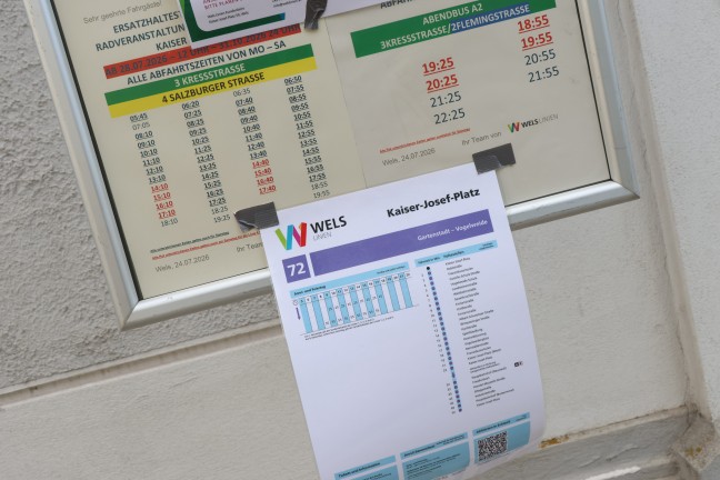Sonntagsbus im Testbetrieb: Linienbusse in Wels nun auch an Sonn- und Feiertagen unterwegs
