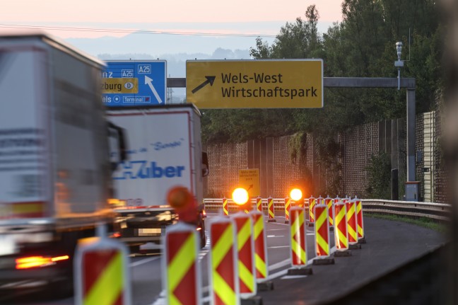 Totalsperre der Innkreisautobahn f�r Generalsanierung der Tunnel Noitzm�hle und Steinhaus-Taxlberg