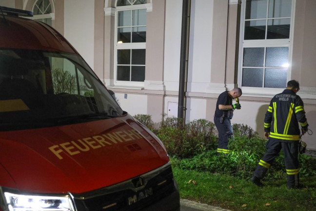Feuerwehr bei Suche nach Schlange in Wels-Innenstadt im Einsatz