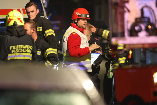 Kellerbrand: Zwei Feuerwehren bei Brand in einem Einfamilienhaus in Fischlham im Einsatz