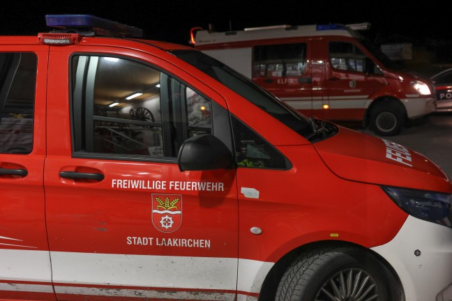 Gl�ckliches Ende einer n�chtlichen Suchaktion nach einer abg�ngigen Person in Gr�nau im Almtal