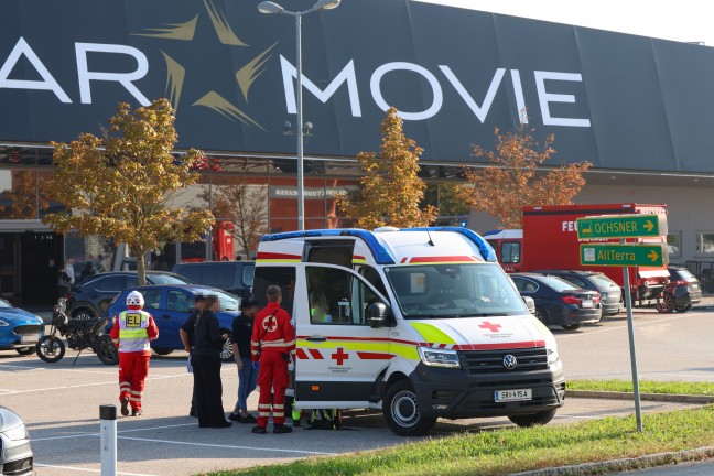 Brand in der K�che eines Gastronomiebetriebs in einem Kinogeb�ude in Dietach