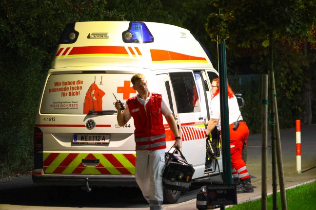 Personenrettung: Eingeklemmtes Kind in einer Wohnung in Wels-Pernau aus N�hmaschine befreit
