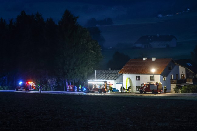 Brand in einem Sportgesch�ft in Nu�bach sorgte f�r Einsatz der Feuerwehr