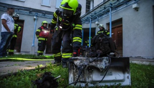Kleinerer Brand in der Küche einer Mehrparteienhauswohnung in Marchtrenk