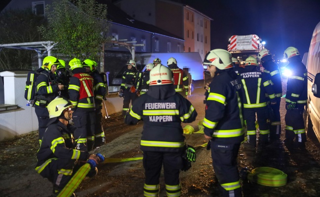 Kellerbrand in einem Wohnhaus in Marchtrenk fordert zwei Verletzte
