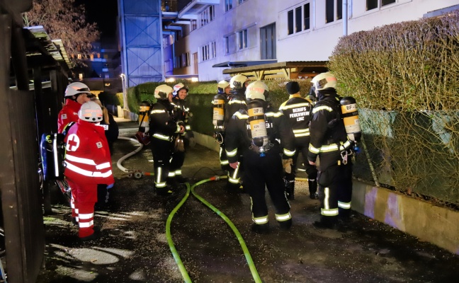 Kellerbrand in Linz-Dornach-Auhof rasch gelöscht