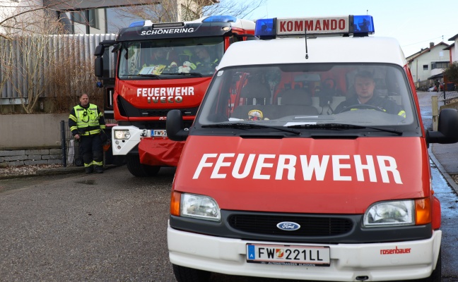 Brand eines Akkus in einem Wohnhaus in Wilhering sorgte für Einsatz dreier Feuerwehren