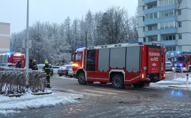 Brand eines Lüfters in einer Wohnung eines Mehrparteienwohnhauses in Gmunden