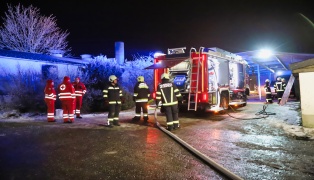 Fünf Feuerwehren zu Wohnhausbrand nach Bad Leonfelden alarmiert