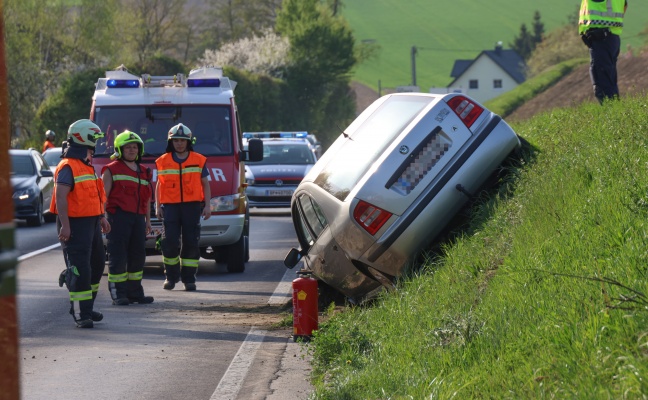 Verkehrsunfall im dichten Abendverkehr auf Innviertler Straße bei Krenglbach sorgte für Stau