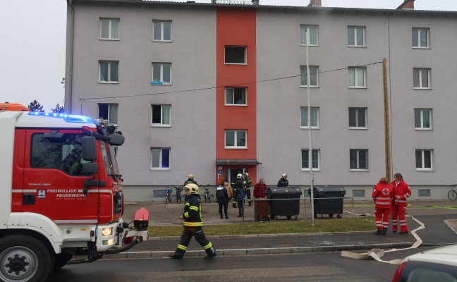 Vermeintlicher Kellerbrand: Wasserdampf aus defekter Heizung sorgte fr Einsatz in Wels-Neustadt