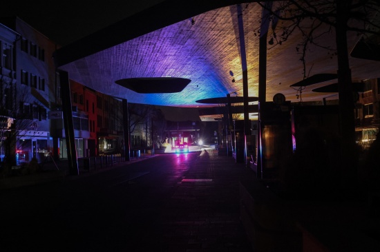 Nchtlicher Stromausfall: Groteil des Welser Stadtgebietes fr etwa eine Stunde ohne Strom