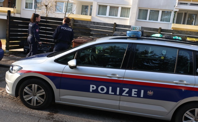 Neuerlicher Einsatz: Feuerwehr bei Brand einer Altpapiertonne in Wels-Lichtenegg im Einsatz