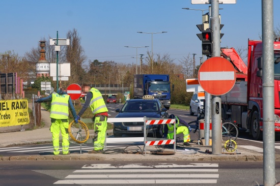Sanierung mehrerer groer Ampelanlagen an verkehrsintensiven Kreuzungen in Obersterreich gestartet