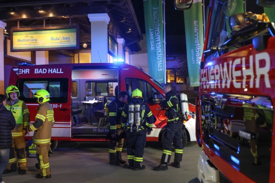 Therme evakuiert: Brand im Saunabereich einer Therme in Bad Hall