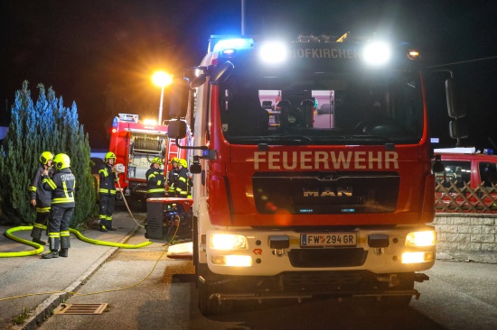 Fnf Verletzte bei Glimmbrand in der Kche eines Einfamilienhauses in Hofkirchen an der Trattnach