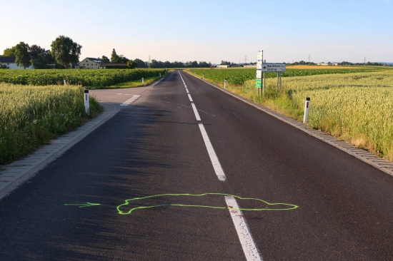 E-Biker (83) bei Kreuzungskollision mit PKW in Desselbrunn tdlich verletzt