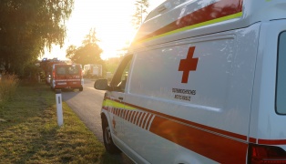 Drei Feuerwehren bei verrauchtem Keller in einem Wohnhaus in St. Marien im Einsatz