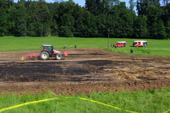 Hitze und Trockenheit: Mehrere Flur- und Feldbrnde beschftigen Einsatzkrfte in Obersterreich