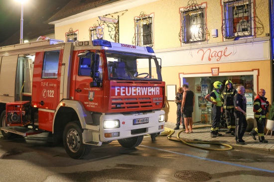 Brand in einer Metzgerei im Ortszentrum von Schrfling am Attersee