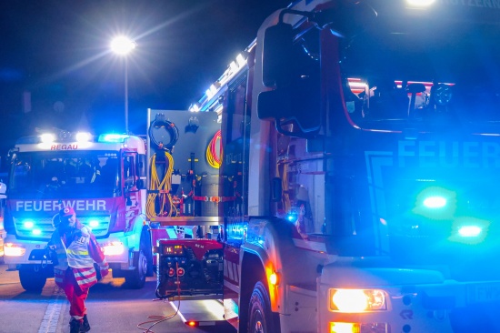 Einsatz fr zwei Feuerwehren bei Kleinbrand im Keller eines Wohnhauses in Regau