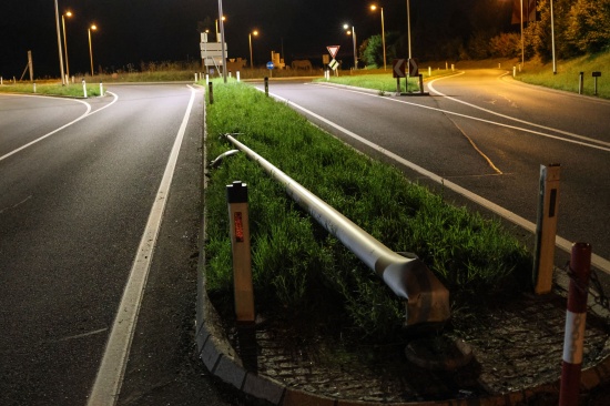 Drei Verletzte bei Unfall auf Salzkammergutstrae in Regau