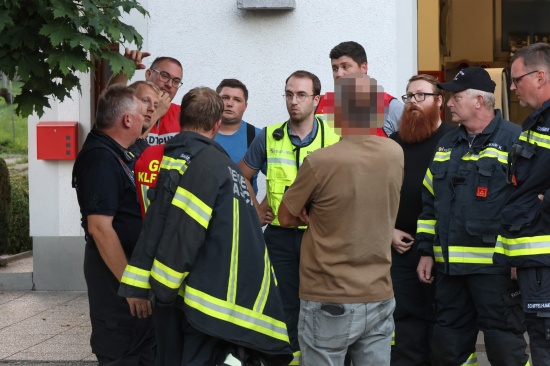 Personensuche: Elf Feuerwehren bei groangelegter Suche nach abgngigem Mann in Kallham im Einsatz
