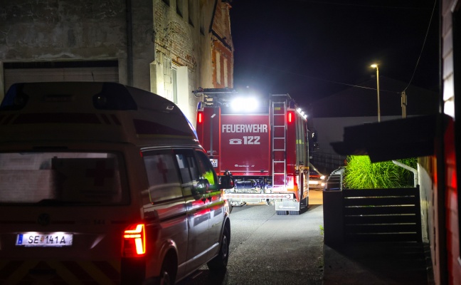 Personenrettung: Einsatzkrfte zur Rettung einer Person aus unwegsamem Gelnde in Sierning alarmiert