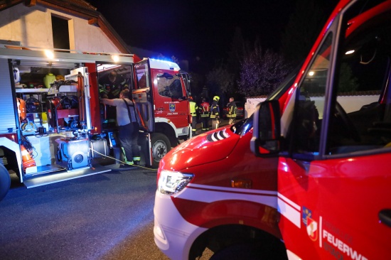 CO-Melder ausgelst: Kohlenmonoxidaustritt nach Pelletslieferung in einem Wohnhaus in Stadl-Paura