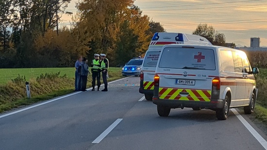 Schwererer Verkehrsunfall auf Wiener Strae bei Schlatt