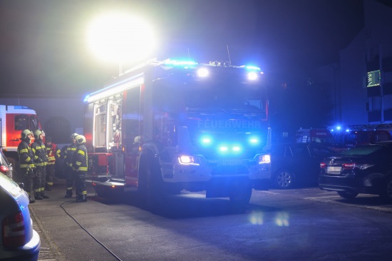 Brand in einem Elektoverteiler eines Mehrparteienwohnhauses in Enns