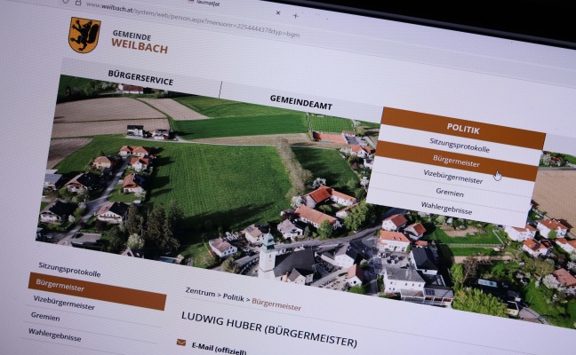 Weilbach: Amtierender B�rgermeister Ludwig Huber (�VP) verstorben