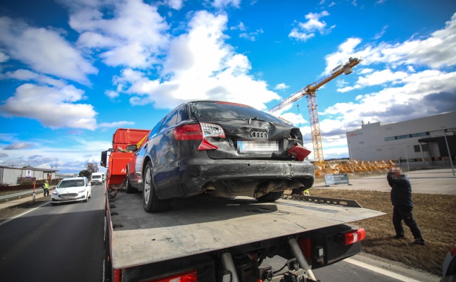 Aufr�umarbeiten: Zwei Auffahrunf�lle auf Wiener Stra�e bei Marchtrenk sorgten f�r viel Stau