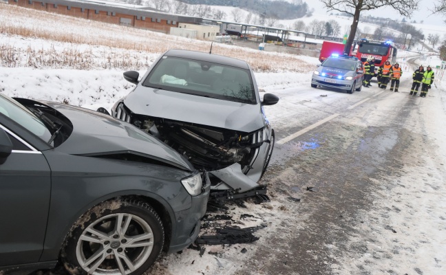 Schneechaos: Schneefall und Regen sorgte neuerlich f�r zahlreiche Unf�lle in Ober�sterreich