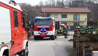 Brand im Heizraum eines Einfamilienhauses in Niederthalheim sorgte f�r Einsatz zweier Feuerwehren