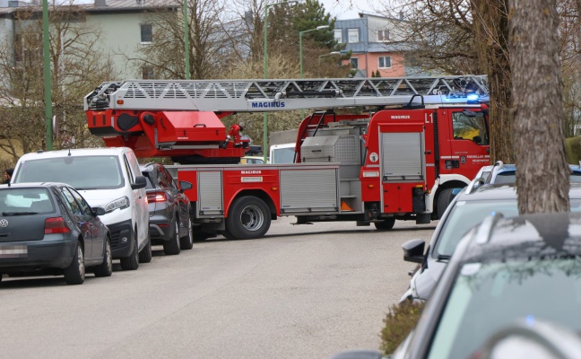 Brandverdacht: Auf eingeschalteten E-Herd und Backrohr in einer Wohnung in Wels-Lichtenegg vergessen