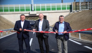Verkehrsfreigabe: Unterf�hrung in Marchtrenk nach Umbau wieder f�r Verkehr freigegeben
