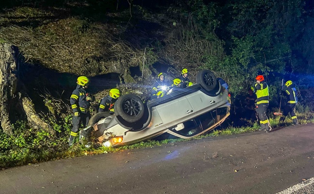 Unfalllenker erfunden: Einsatz samt Suchaktion nach n�chtlichem Auto�berschlag in Braunau am Inn