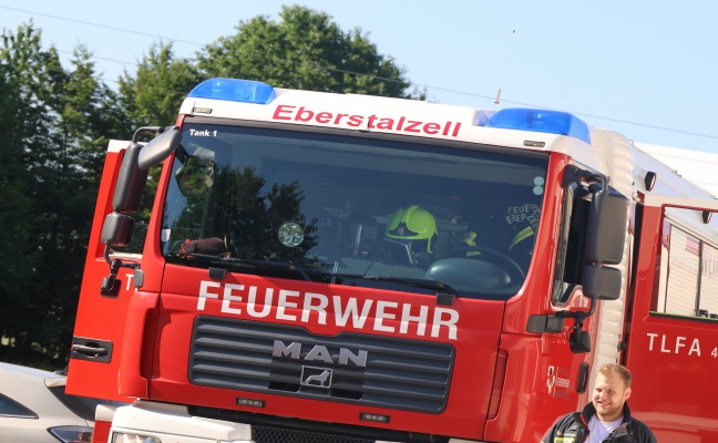 Brandeinsatz bei einem Tischlereibetrieb in Eberstalzell