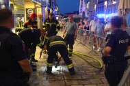 Brand im Schacht: Feuerwehr fuhr bei Siegerehrung einer Sportveranstaltung in Wels-Innenstadt vor