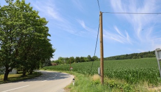 Telefonleitung bei Unfall in Neukirchen bei Lambach besch�digt